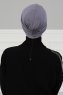 Agnes - Grau Baumwolle Turban - Ayse Turban