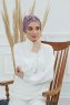 Agnes - Lilac Baumwolle Turban