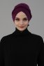Olivia - Lila Baumwolle Turban - Ayse Turban