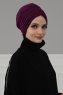 Wilma - Lila Baumwolle Turban - Ayse Turban