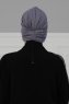 Wilma - Grau Baumwolle Turban - Ayse Turban