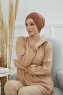 Wilma - Caramel Baumwolle Turban