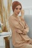 Wilma - Caramel Baumwolle Turban