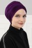 Linda - Lila Baumwolle Turban - Ayse Turban