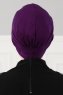 Linda - Lila Baumwolle Turban - Ayse Turban