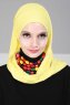 Rebecca - Gelb Baumwolle Turban - Ayse Turban