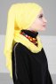 Rebecca - Gelb Baumwolle Turban - Ayse Turban