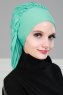Isabella - Türkis Baumwolle Turban - Ayse Turban