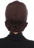Elisabeth - Braun Baumwolle Turban