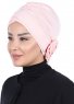 Elisabeth - Altrosa Baumwolle Turban