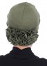 Elisabeth - Khaki Baumwolle Turban