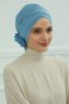 Elisabeth - Sky Blue Baumwolle Turban