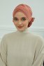 Elisabeth - Lachsfarbe Baumwolle Turban
