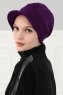 Sandra - Lila Baumwolle Turban - Ayse Turban