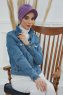 Sandra - Violet Baumwolle Turban