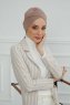Ellie - Taupe Baumwolle Turban