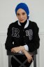Ellie - Blau Baumwolle Turban