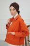 Ellie - Braun Baumwolle Turban