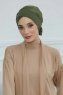 Ellie - Khaki Baumwolle Turban