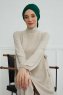 Ellie - Dunkelgrün Baumwolle Turban