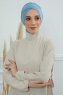 Ellie - Sky Blue Baumwolle Turban