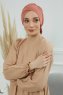 Ellie - Lachsfarbe Baumwolle Turban