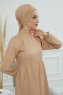 Ellie - Sand Baumwolle Turban