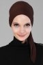 Felicia - Braun Baumwolle Turban