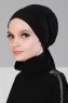 Felicia - Schwarz Baumwolle Turban
