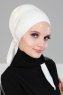 Felicia - Creme Baumwolle Turban