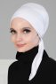 Felicia - Weiß Baumwolle Turban