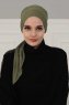 Felicia - Khaki Baumwolle Turban