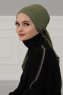Felicia - Khaki Baumwolle Turban