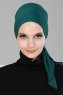 Felicia - Dunkelgrün Baumwolle Turban