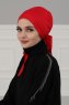 Felicia - Rot Baumwolle Turban