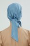 Felicia - Sky Blue Baumwolle Turban