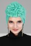 Kerstin - Türkis Baumwolle Turban - Ayse Turban