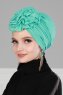 Kerstin - Türkis Baumwolle Turban - Ayse Turban