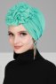 Kerstin - Türkis Baumwolle Turban - Ayse Turban