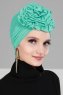 Kerstin - Türkis Baumwolle Turban - Ayse Turban
