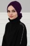 Kerstin - Lila Baumwolle Turban - Ayse Turban