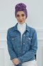 Kerstin - Violet Baumwolle Turban