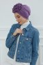Kerstin - Violet Baumwolle Turban