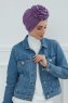 Kerstin - Violet Baumwolle Turban