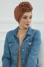 Kerstin - Caramel Baumwolle Turban