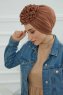 Kerstin - Caramel Baumwolle Turban