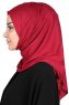 Sigrid - Bordeaux Baumwolle Hijab - Ayse Turban