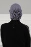 Monica - Grau Baumwolle Turban - Ayse Turban