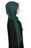 Joline - Dunkelgrün Premium Chiffon Hijab