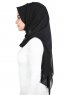 Joline - Schwarz Premium Chiffon Hijab